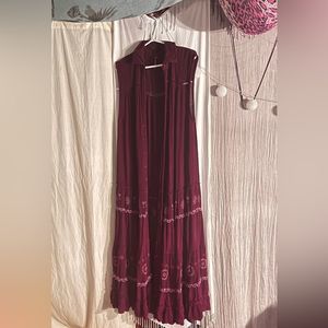 Free People maxi dress/duster